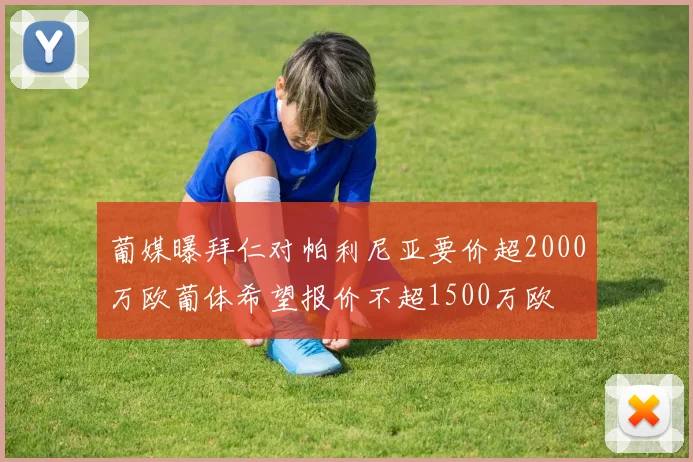 葡媒曝拜仁对帕利尼亚要价超2000万欧葡体希望报价不超1500万欧