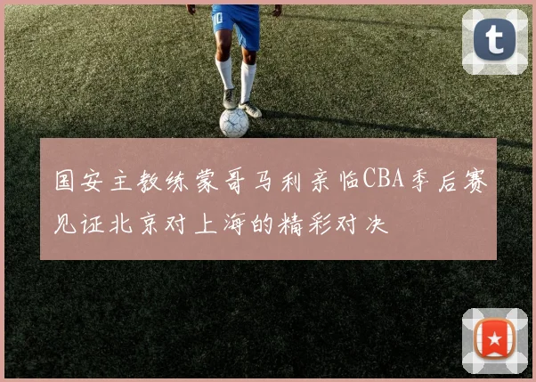 国安主教练蒙哥马利亲临CBA季后赛见证北京对上海的精彩对决